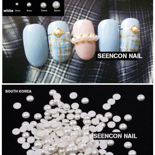 SEENCON Pearls For Nail Design