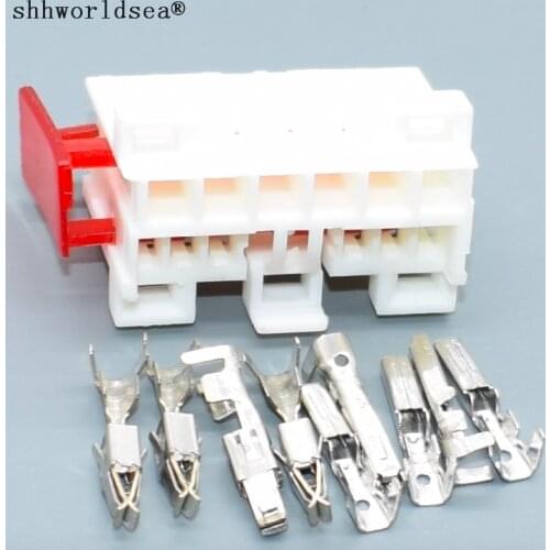 Shhworldsea 12pin 1.8mm 2.8mm auto socket connector female 284159-1