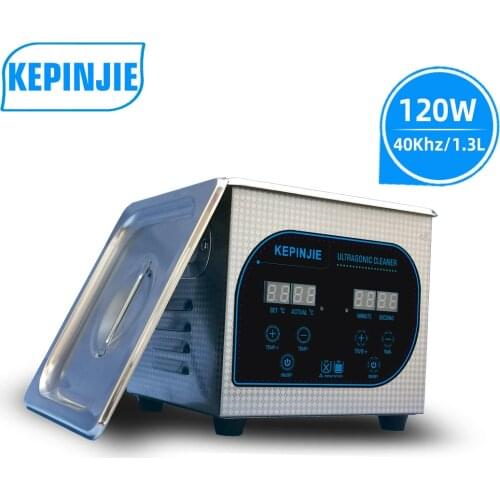 1.3L Ultrasonic Cleaner 60W Ultrasound Washing For Test Tube Beaker Gold Silver Watches Jewelry Bicycle Parts Decontamination