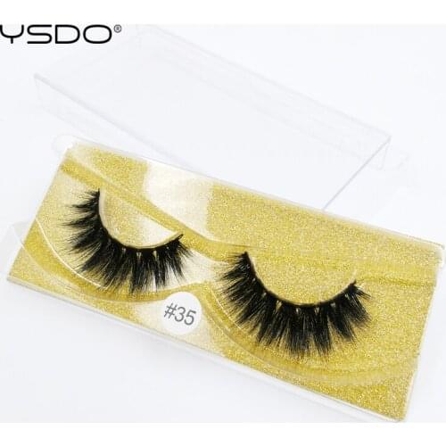 YSDO eyelashes 3d soft mink eyelashes 1 pair false eyelashes hand made 3d mink lashes dramatic eyelashes faux cils 3d lashes 35G