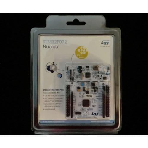 1 pcs x NUCLEO-F072RB ARM 16/32-BITS MICROS STM32 board with STM32F072RBT6 MCU NUCLEO F072RB