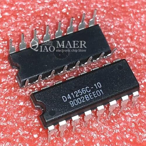 10pcs/lot D41256C-10 D41256C-12 D41256C-15 D41256C-80 D41256 DIP-16 Integrated circuit