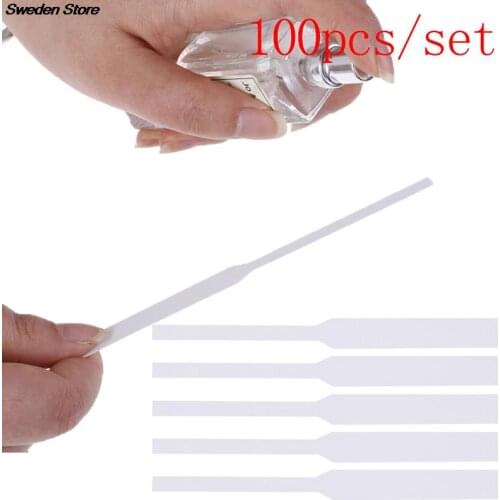 100pcs/pack Perfume Essential Oils Test Paper Strips Aromatherapy Fragrance Testing Strip 130*12mm