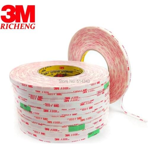 3M 4920 White Acrylic Foam Double Coated With Acrylic Adhesive 3m VHB Acrylic Foam Tape, 10mm x 33m, 1Roll/Lot