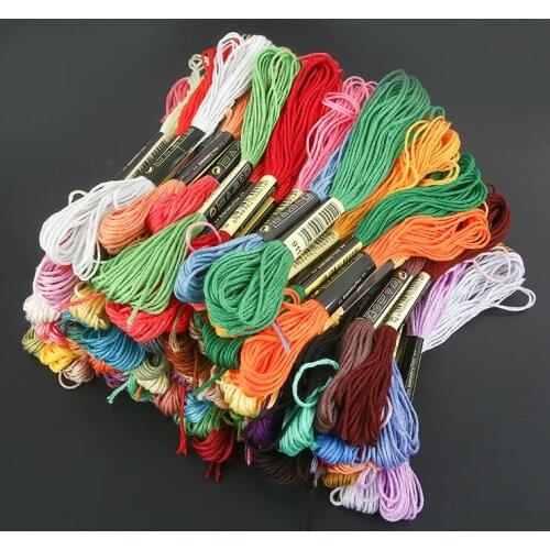 50/100/150/200/250/300/447pcs Different dmc Colors No Repeated Colors Embroidery Floss Cross Stitch Floss Yarn Thread