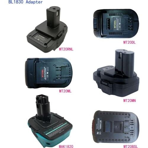 Adapter MT20DL MT20BSL MT20ML MT20MN MT20RNL MAK1820 Use Makita 18V Li-ion Battery BL1830 on Milwaukee Bosch Dewalt Ryobi Tool