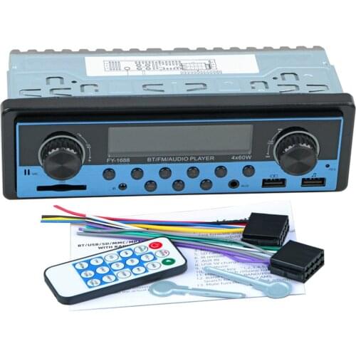12V Audio Systems Dual USB Port Hands Free Calling LCD Monitor MP3 Player