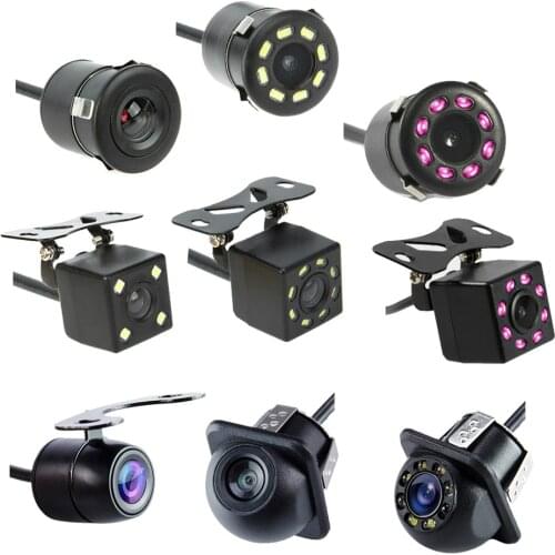 Car Rear View Camera Night Vision Reversing Auto Parking Monitor CCD Waterproof 170 Degree HD Video Universal 12 LED Backup 2021