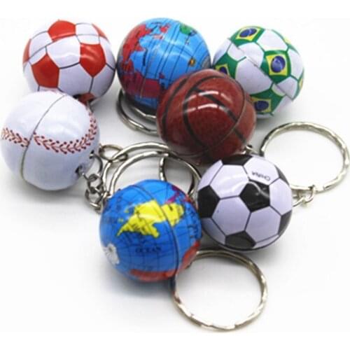 Sports Football Key Chains Souvenirs Keyring for Men Soccer Fans Keychain Pendant Boyfriend Gift