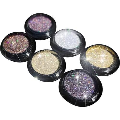 Household 6 Colors Glitter Powder Glitter Powder for DIY Nail Art