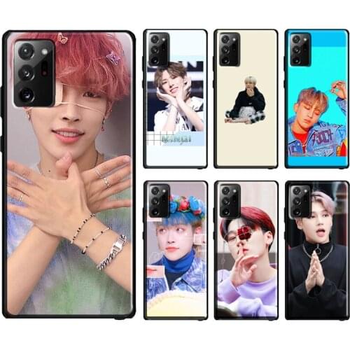 ATEEZ HongJoong Mingi San Phone Case For Samsung Galaxy S20 FE Note 20 S21 Ultra S8 S9 S10 Note 10 Plus S10e Coque