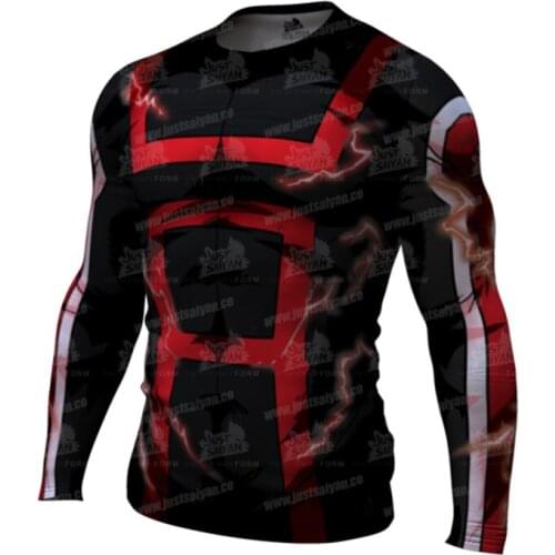 2021 Harajuku Cosplay Anime character 3D Printed T Shirt Long Sleeve Shirt Unisex Spring Autumn New T shirt Keep Warm Tight Tops