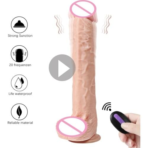 Realistic Big Anal Dildo Vibrator For Woman Remote Control Artificial Penis Vibrator With Sucker G spot Strapon Lesbian Dildo