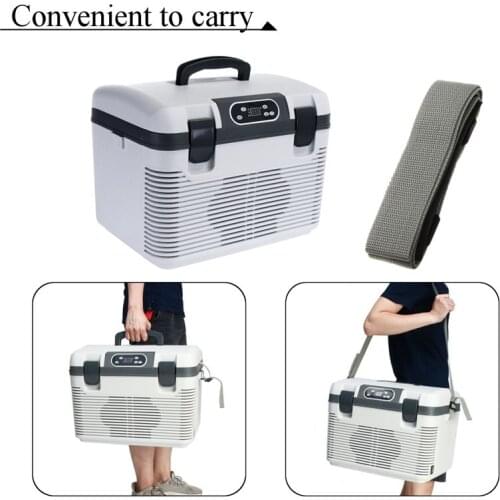 DC12-24V/AC220V 20L Freeze heating -5~65 Degrees Car Refrigerator Fridge Compressor for Car Home Picnic Refrigeration heating