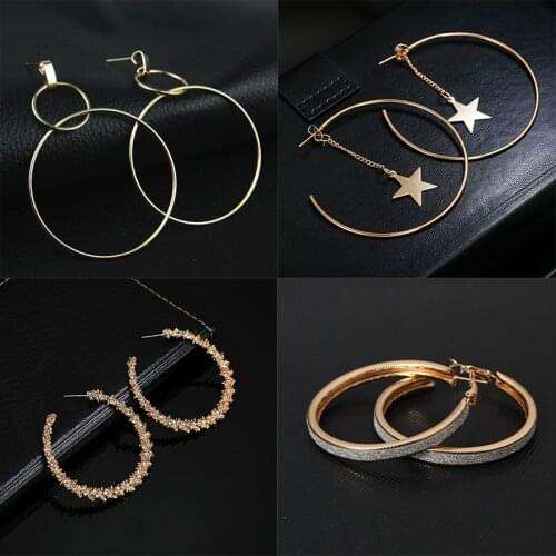Earings Bulk European And American Earrings 2021 New Fashion Womens Simple And Cool Temperament Versatile Earrings