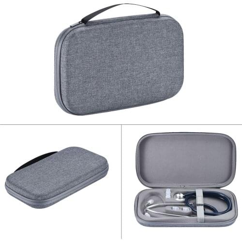 Portable Stethoscope Soft EVA Storage Bag for Riester for MDF for Spirit Stethoscope Medical Organizer Carrying Case Cover