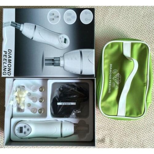 7 Tips Facial Care Beauty Device Skin Diamond Dermabrasion Remove Blackheads Skin Peeling Machine Care Massage Microdermabrasion