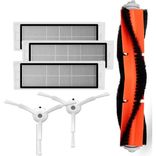 Side Brush HEPA Filter Roller Main Brush for Xiaomi Vacuum 2 Roborock S50 Xiaomi Roborock Xiaomi Mi Robot Vacuum Cleaner Parts