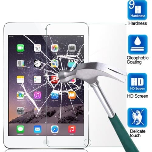 Screen Protector For iPad mini 1 2 3 4 5 Tempered Glass For iPad 7.9 9.7 10.2 2019 2017 2018 Air 3 10.5 Air 1 2 Pro 11 10.9 Film