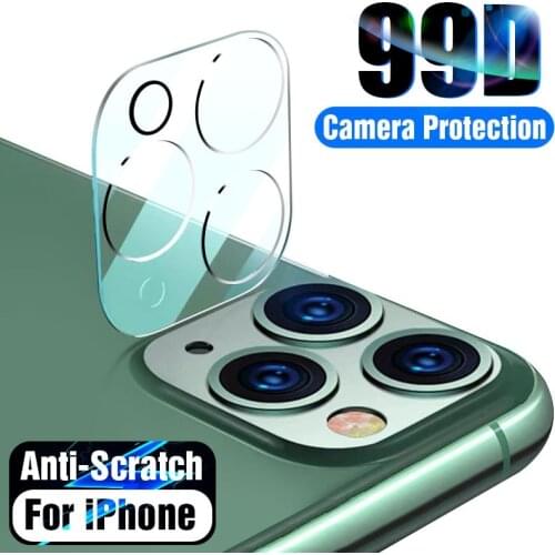 Full Camera Protector Glass For iPhone 11 12 Pro XS Max SE 2020 XR Tempered Glass For iPhone 6 6s 7 8 Plus Cover Lens Glass