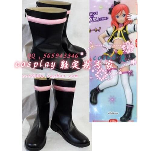 LOVELIVE Nishikino Maki Women Cosplay Boots Shoes S008