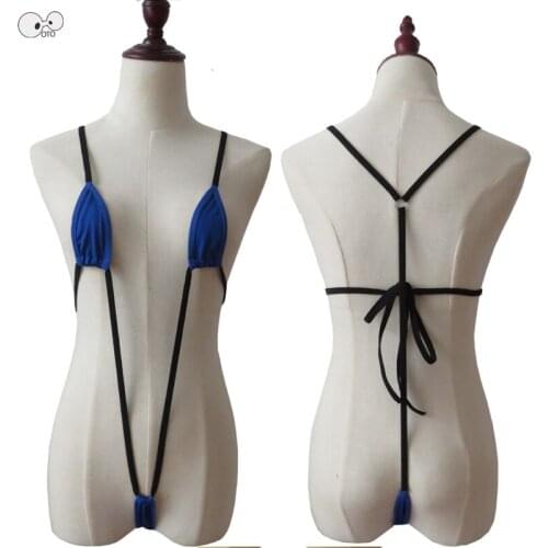 2019 Thong Swimsuit One Piece Mini Swimwear Bathing Suit Women Sexy Extreme Costumes Lingeries G String Micro Monokini Sleepwear