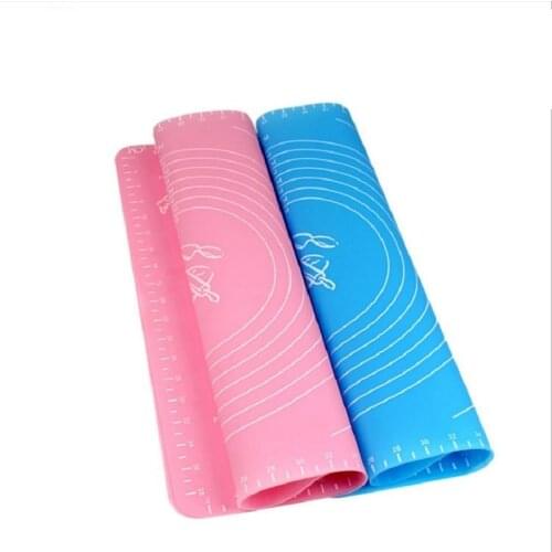 Cake Mat 1 pc Super Big 50*40cm Non-stick Knead Dough lace Rolling Silicone Baking Mat Cutting Fondant Pastry Sheet Pastry