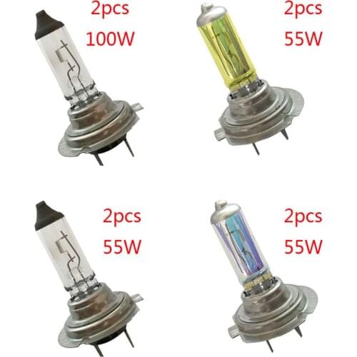 2Pcs H7 55W/100W 12V Xenon Gas Halogen Headlight Light Bulbs Auto Exterior Light