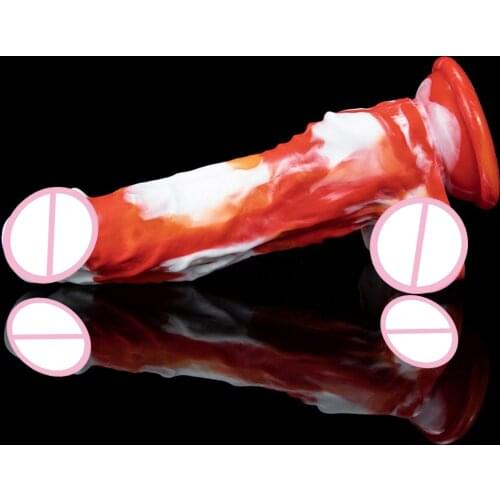 3 Colour Realistic Dildo Suction Soft Silicone Male Fake Penis Sex Toys for Women 18 Sex Shop Masturbator Small Dick Skin Touch