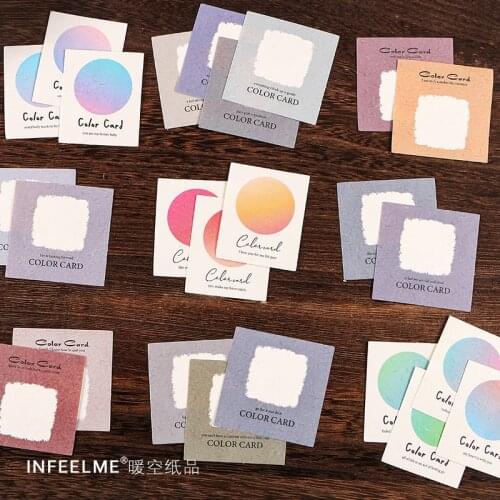 40Sheets/Pack Kawaii Mini Box Color Memo Pad Agenda List Notepad Diary Stationery School Office Supplies Bullet Journal sl2944