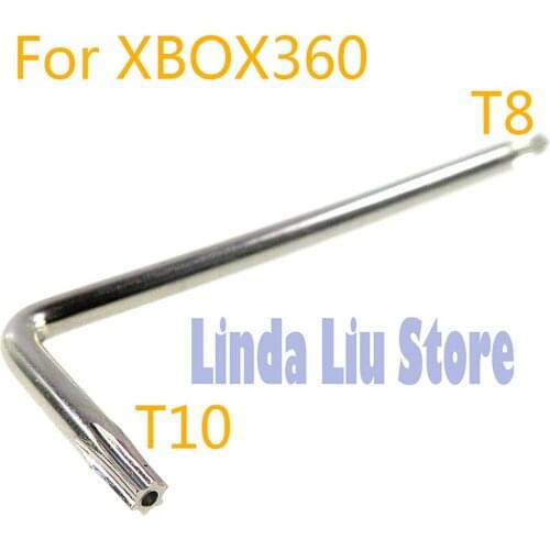 5pcs/lot L Screwdriver For Xbox 360 T8 T10 Controller Mod Kits/ Repair Tool Security Torx Screwdriver Game Tools Kit