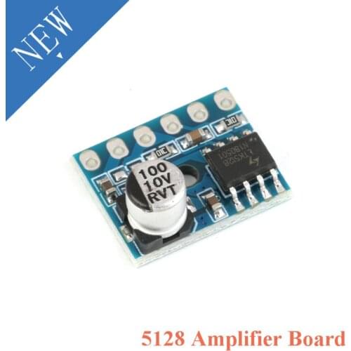 5128 Digital Audio Amplifier 5W Mono Audio Amplifier Module Low Distortion Single Power Supply Class D Amplifier