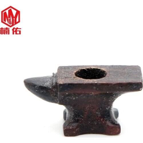 Bronze Anvil Paracord Knife Beads EDC Outdoor Pocket Tool Knife Bead Retro Personality Creative Manual DIY Pendant