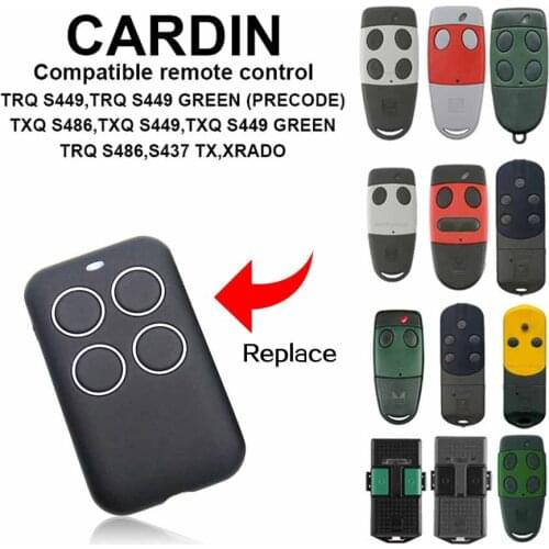 CARDIN XRADO CARDIN TRQ TXQ remote control gate remote control CARDIN garage door remote control 433.92MHz
