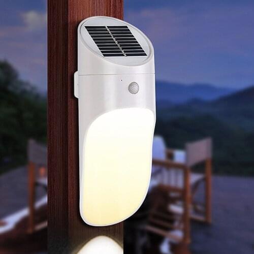 Motion sensor LED Solar Light Outdoor Solar Wall Lamp Solar LED porch Light Waterproof Sunlight Powered for Garden Decoration