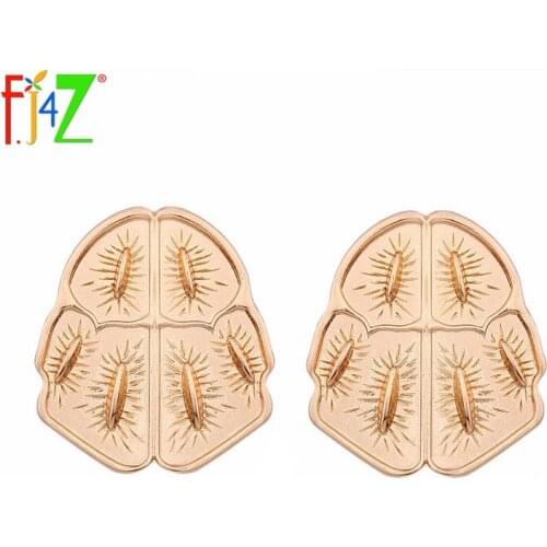 F.J4Z New Hot Stylish Female Earrings Fashion Personality Unique Style Alloy Stud Earrings For Women Jewelry Bijoux