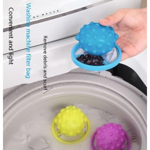 Cleaning Laundry Wash Ball Machine Filter Screen Bag Hair Filter Net Household Suction Sundries Laundry Bag