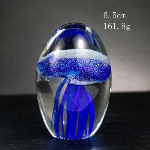 Noctilucent 3D Crystal Jellyfish Ornament Aquarium Landscaping Decor Aesthetics Home Paperweight Center Christmas Gift Ornaments