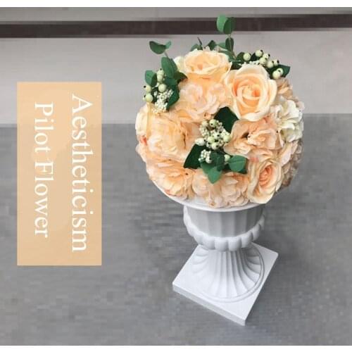 Wholesale Artificial Hydrangea Flowers Ball Colorful Pilot Flowers for Wedding Site Decoration Arrangement Photographic Props