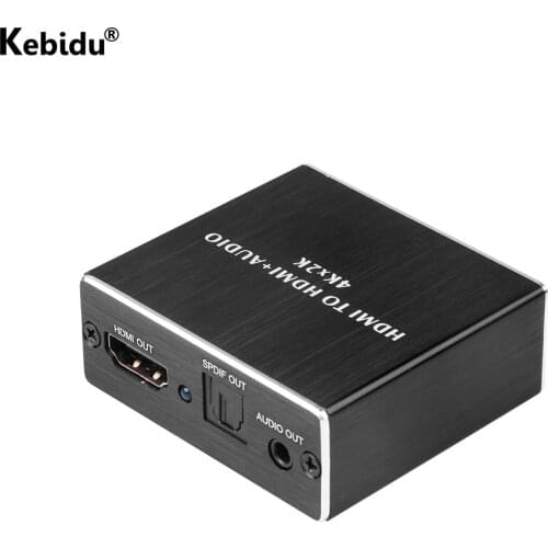 HDMI-compatible Audio Extractor Stereo Extractor Converter HDMI-compatible Optical TOSLINK SPDIF + 3.5mm HDMI Audio Splitter