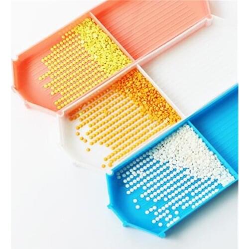 HUACAN 6PCS Diamond Embroidery Tool Accessories Diamond Painting The New Folding And Drilling Dual-use Diamond Plate Tools Kits