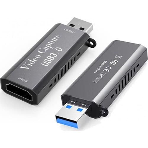 BLUELANS USB3.0 4K 60Hz Video Capture Card HDMI-compatible Grabber for PS4 Game Live Broadcasting