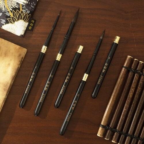 Travel Pen,travel brush,Squirrel hair Watercolor Brushes,Artist Paint Brush for Watercolor Ink Gouache Painting ZYTANG PT666