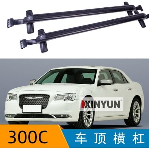 2Pcs Roof bars For CHRYSLER 300C 4 DOOR SEDAN 2011 - 2020 Without railing Crew Aluminum Alloy Side Bars Cross Rails Roof Rack