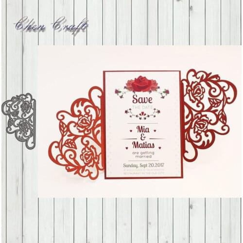 Metal Cutting Dies Beautiful flowers Stencils Die Cut for DIY Scrapbooking Album Paper Card Embossing