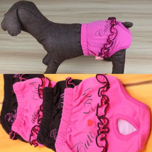 Soft Sanitary Lovely Puppy Shorts Pet physical Pant Safety Cute Dog Underwear Breathable Pet Dog Panties Dog Diapers