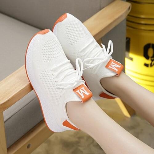 2021 New Woven Sports Shoes Womens One Generation Spring and Summer Flat Casual Shoes Net Shoes Student Shoes