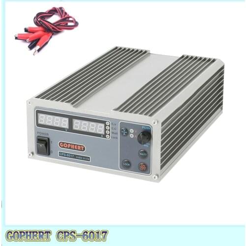 The CPS-6017 version 1000 W has been updated. 0 - 60 V / 0 - 17 A, high power digital variable DC power supply CPS 6017 220 V