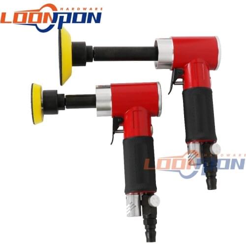 Air Sander 50/90mm Lengthen Polisher Pneumatic Mini Sander Set 2/3inch Disc Auto Beauty Woodworking Long Version