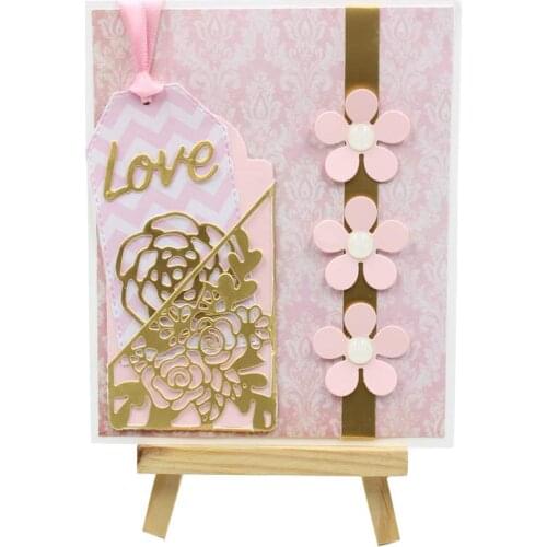 KSCRAFT Folded Tags Metal Cutting Dies Stencils for DIY Scrapbooking/photo album Decorative Embossing DIY Paper Cards